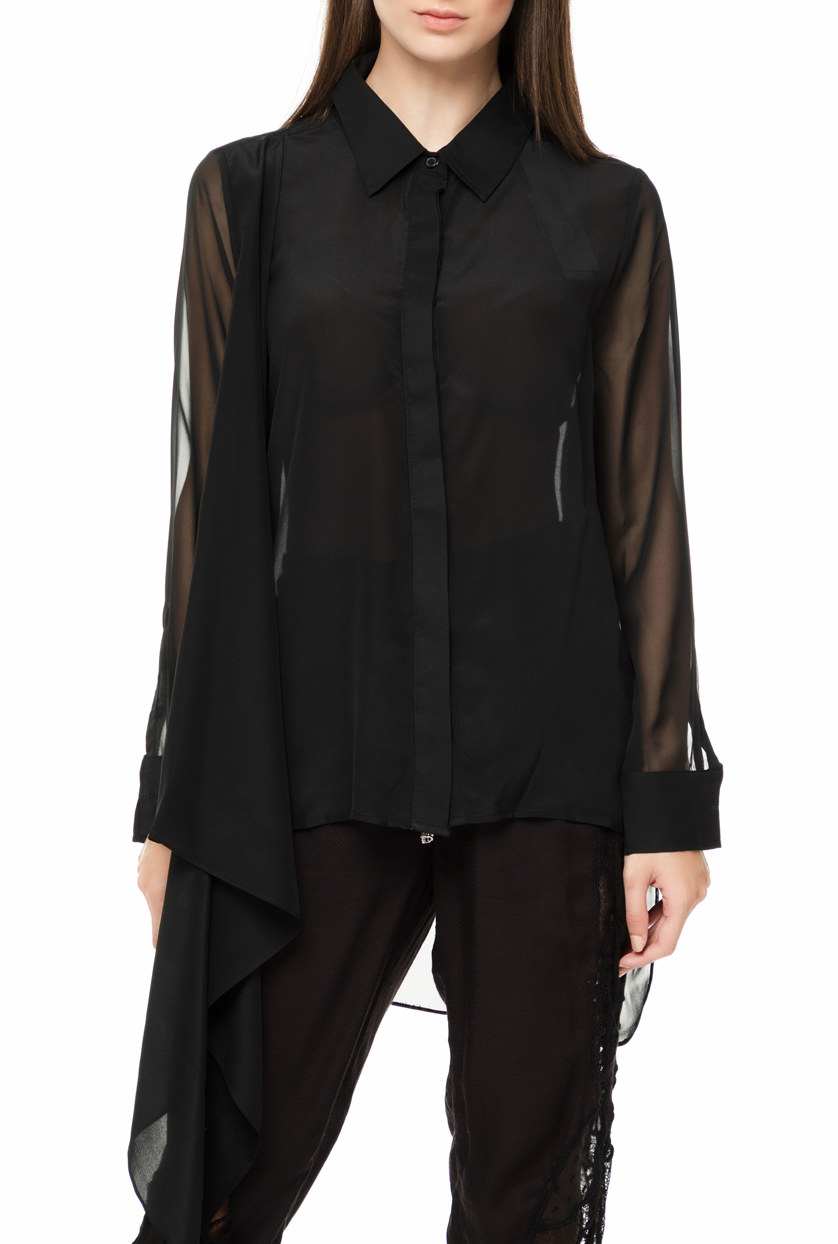 RELIGION – Γυναικείο μακρυμάνικο πουκάμισο RELIGION DYNAMIC μαύρο