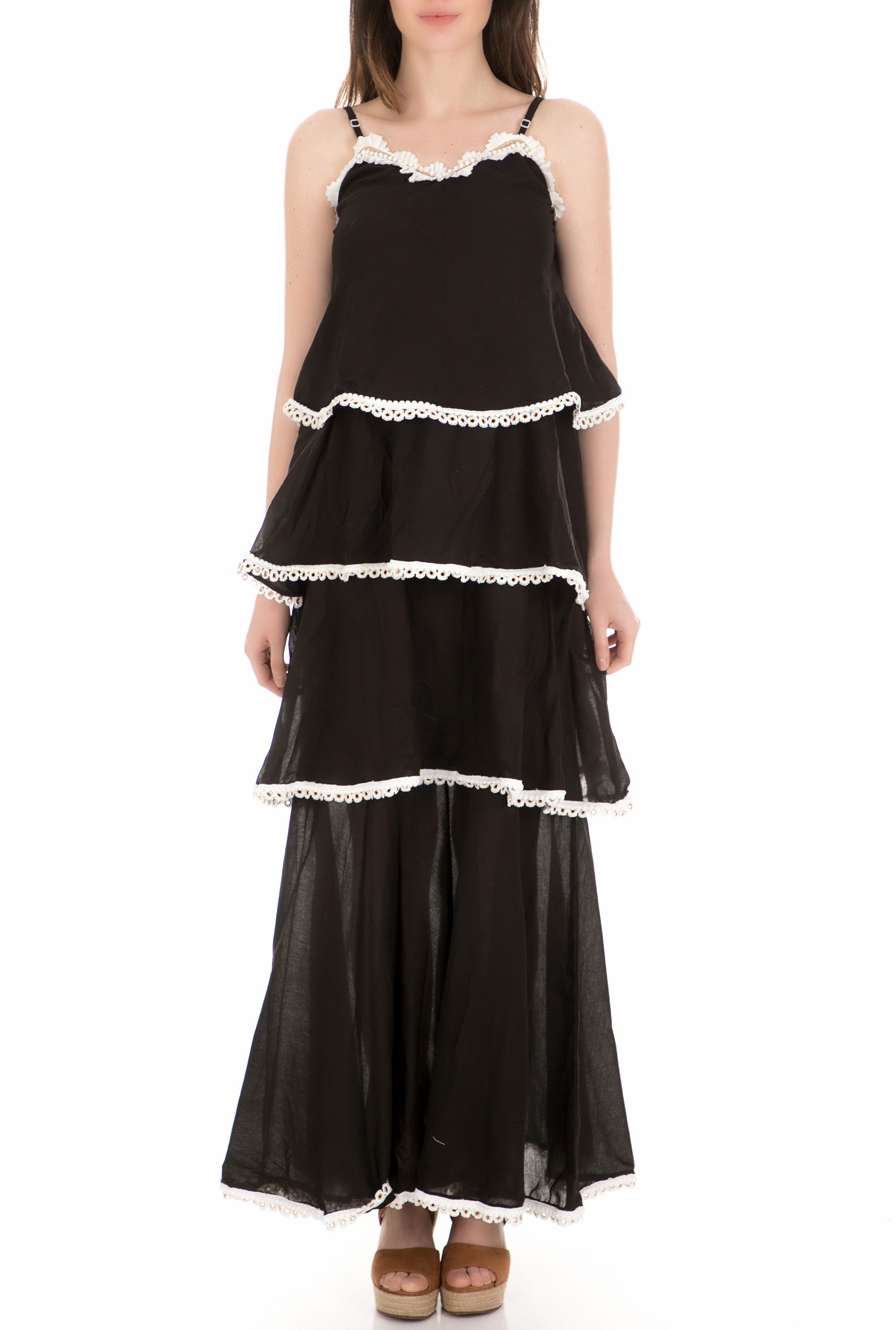 GOOSHWA – Γυναικείο φόρεμα GOOSHWA μαύρο