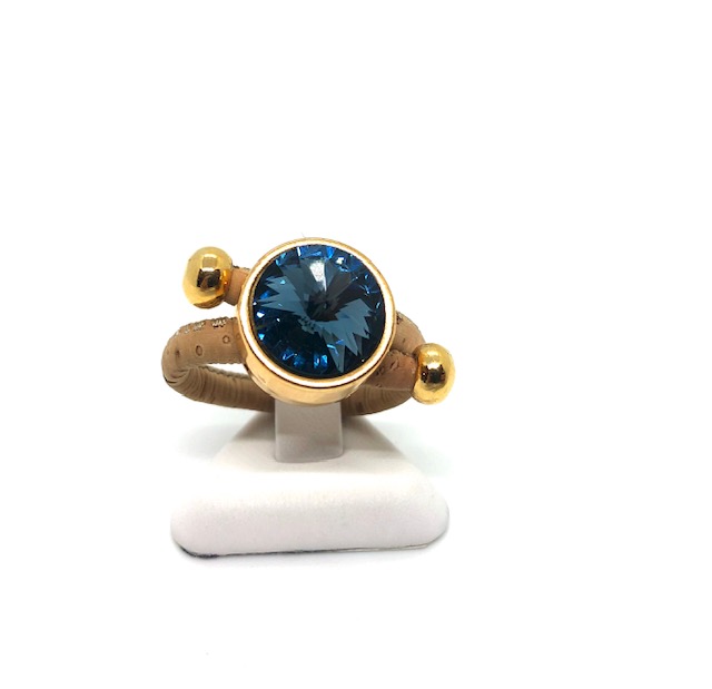 APOXYLO – Γυναικείο δαχτυλίδι APOXYLO 964 DENIM BLUE swarovski