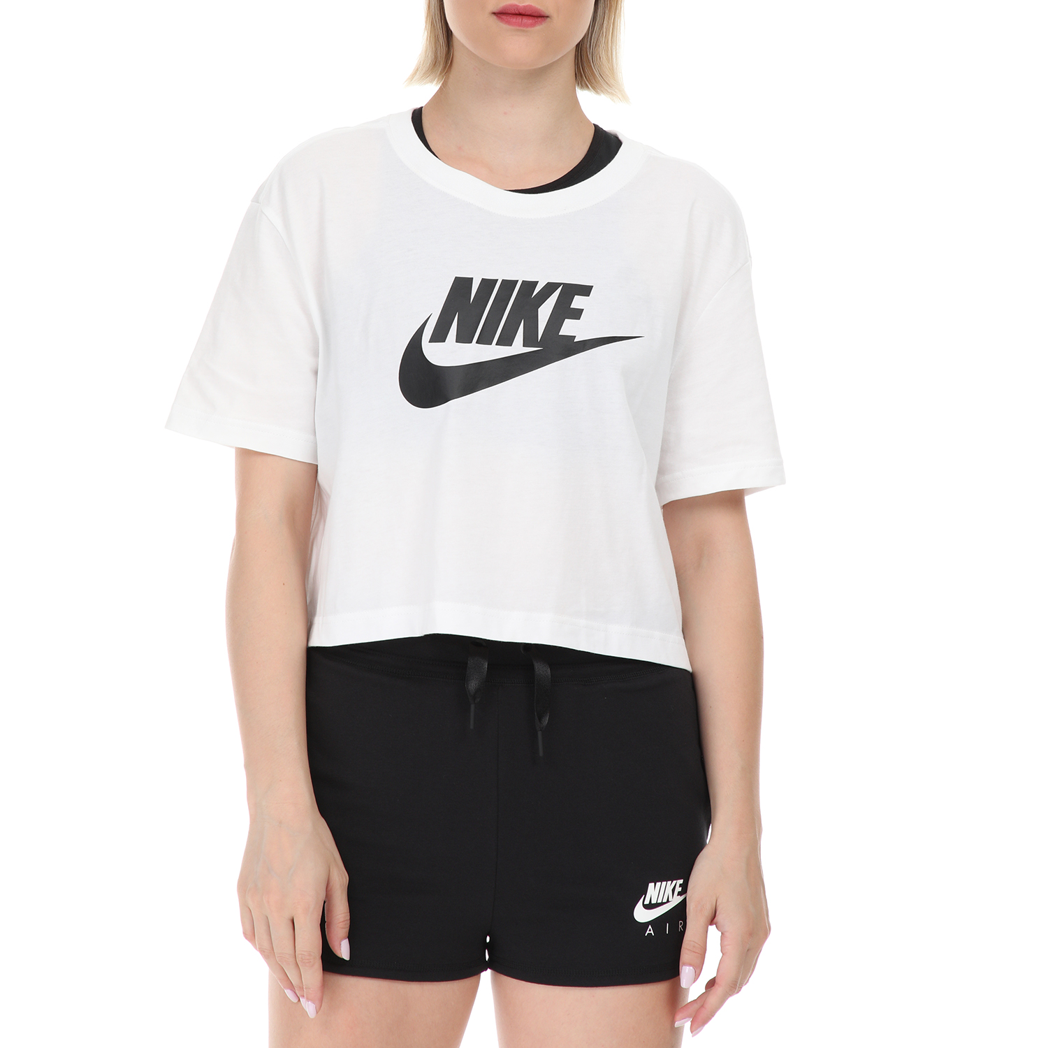 NIKE – Γυναικείο t-shirt ΝΙΚΕ NSW TEE ESSNTL CRP ICN FTR λευκό