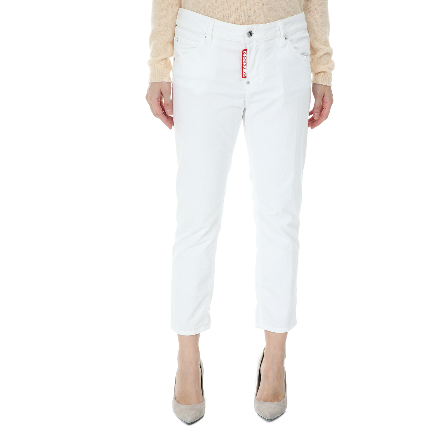 Dsquared2 – Γυναικείο jean παντελόνι Dsquared2 λευκό