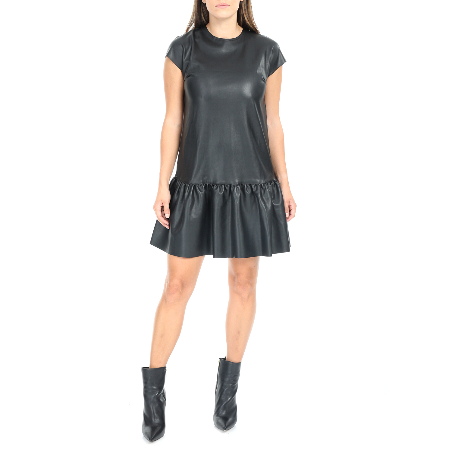 IMPERIAL – Γυναικείο mini φόρεμα IMPERIAL μαύρο