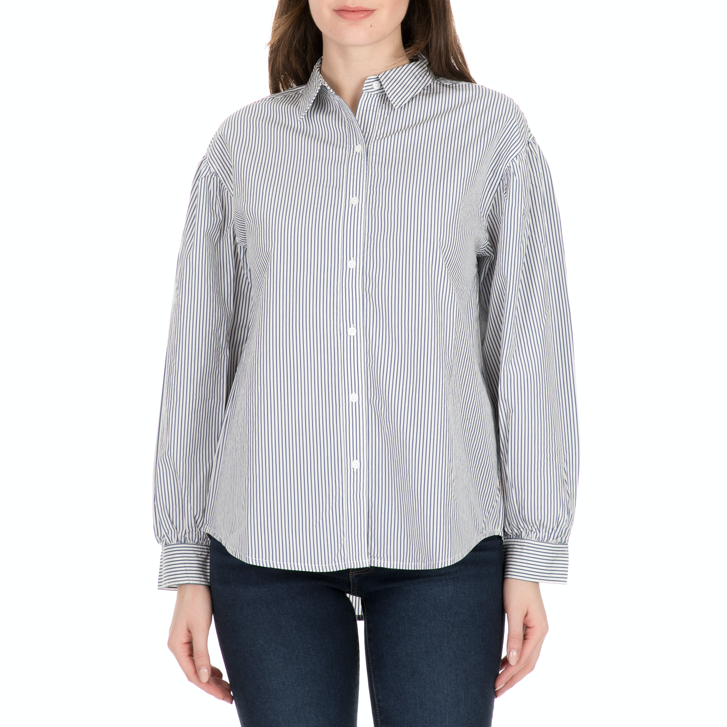 LEVI’S – Γυναικείο πουκάμισο LEVI’S DIANA μπλε λευκό
