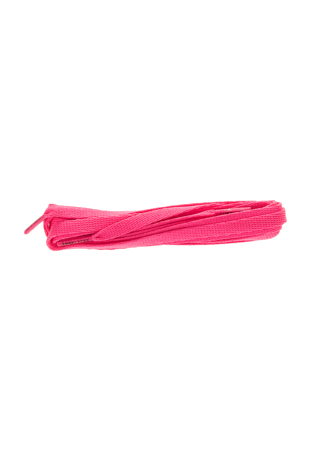 TUBELACES – Unisex κορδόνια TUBELACES WHITE FLAT ροζ