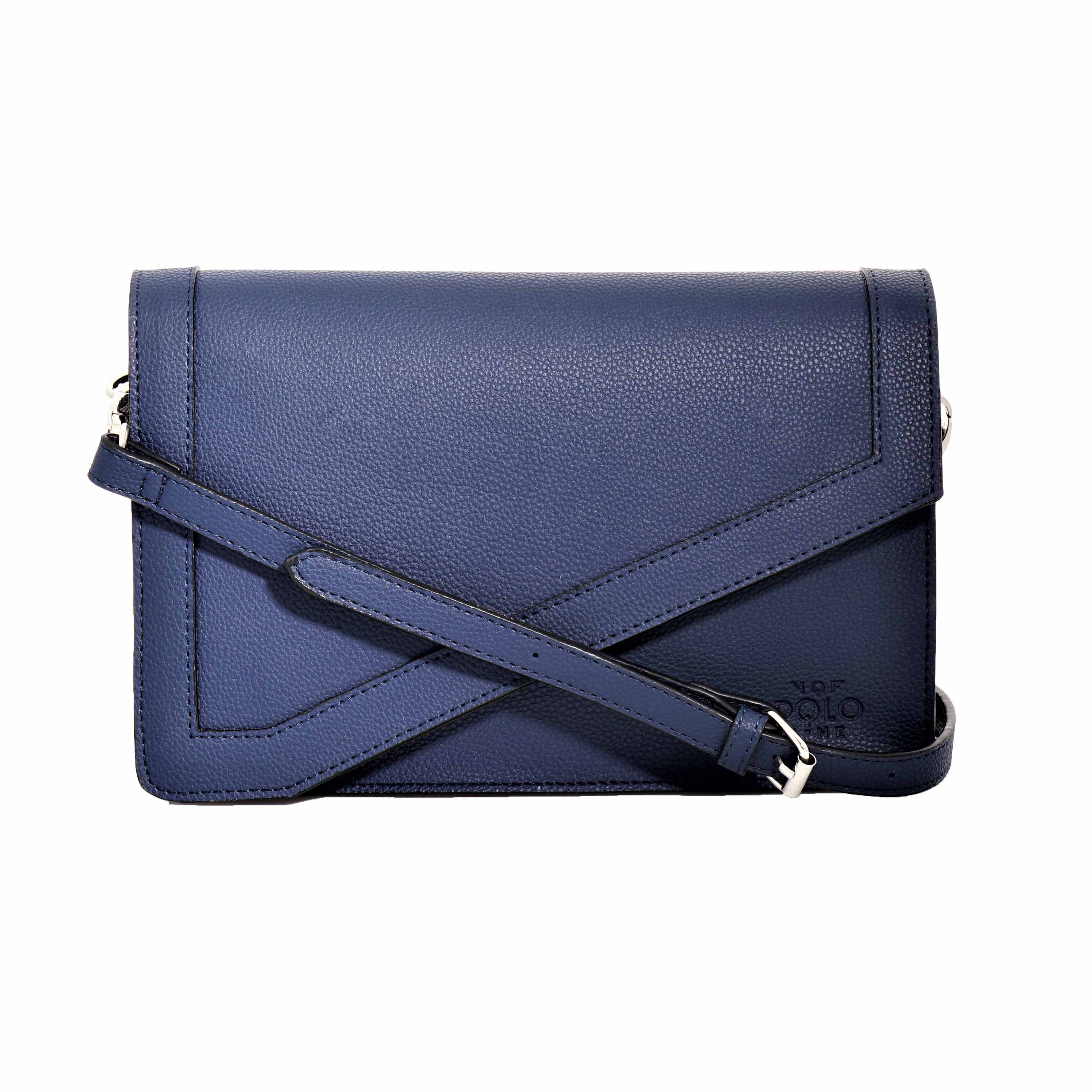 VQF POLO LINE – Γυναικεία τσάντα ώμου VQF POLO LINE μπλε
