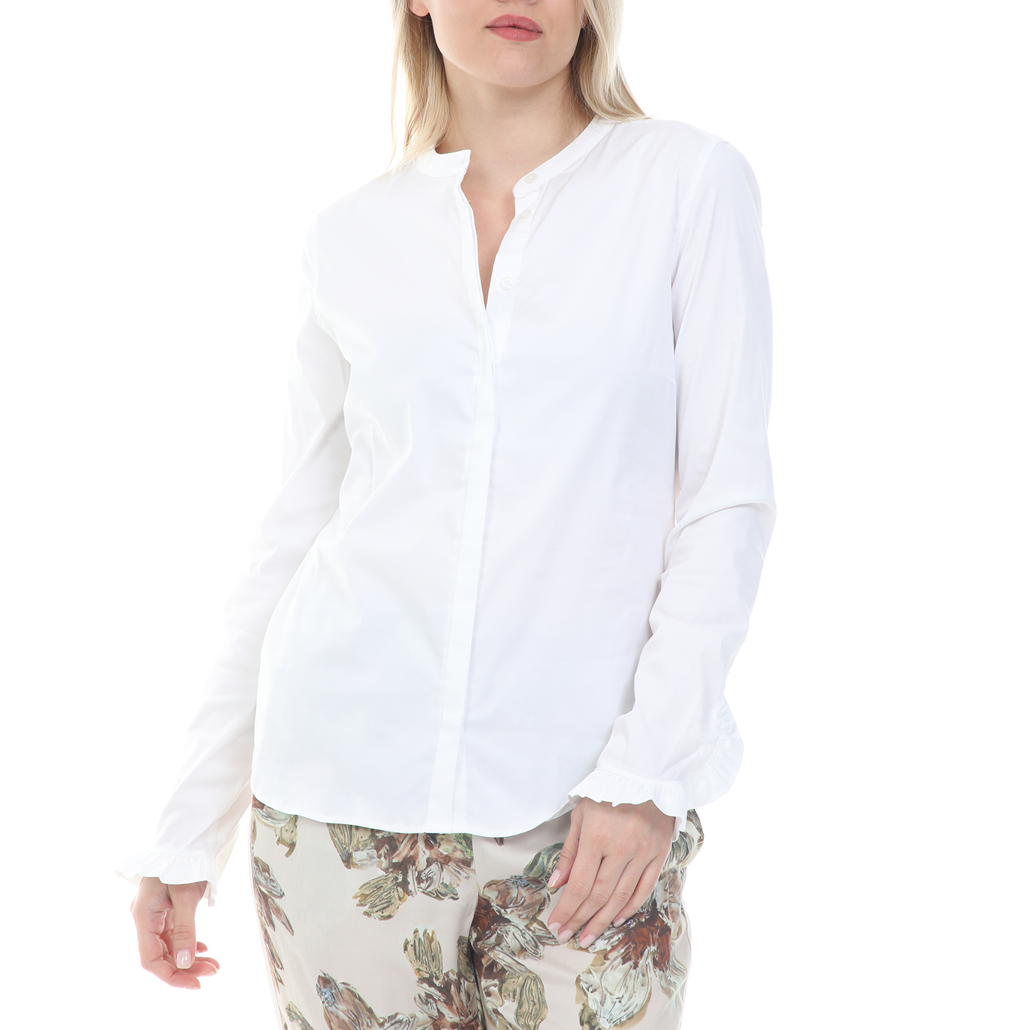 MOS MOSH – Γυναικείο πουκάμισο MOS MOSH Mattie Shirt λευκό