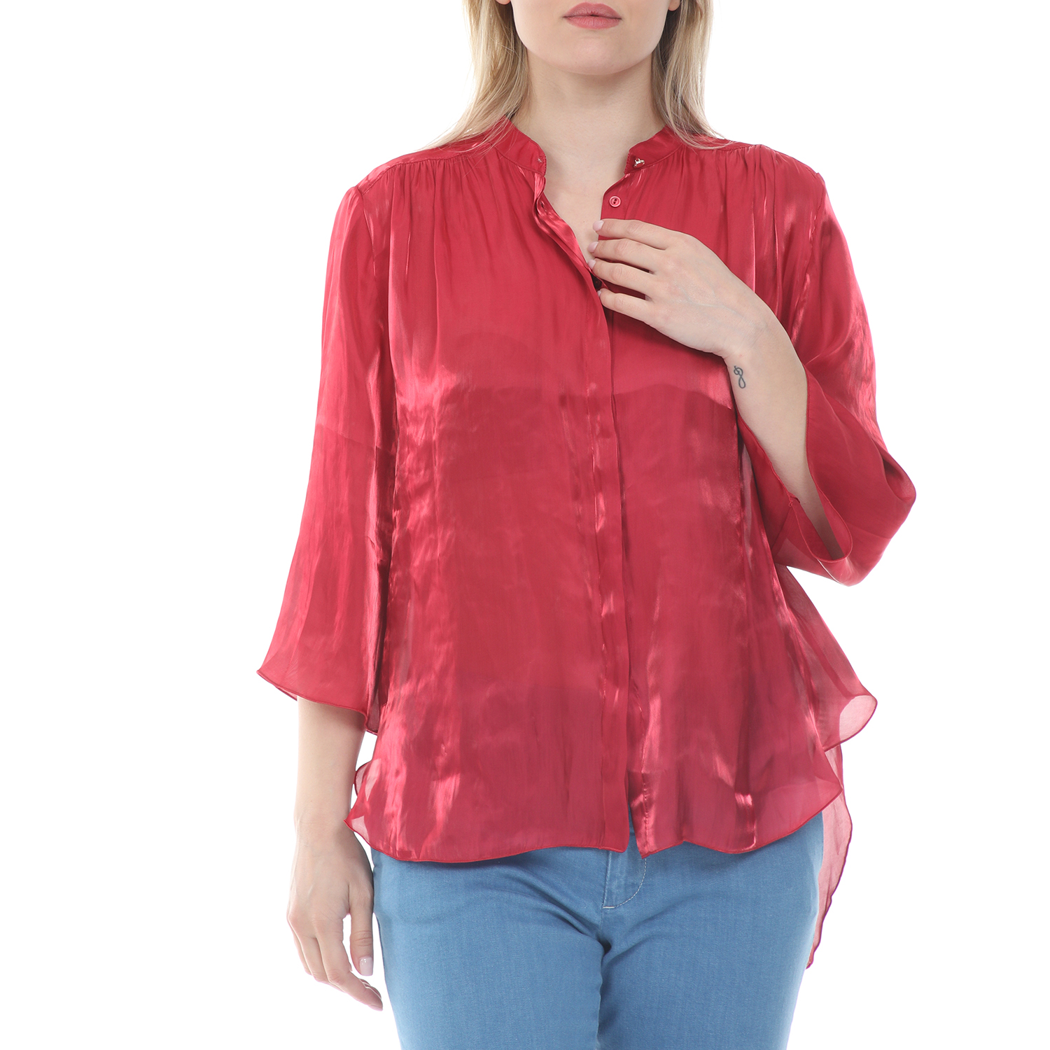 MOS MOSH – Γυναικείο πουκάμισο MOS MOSH Amal Shirt κόκκινο
