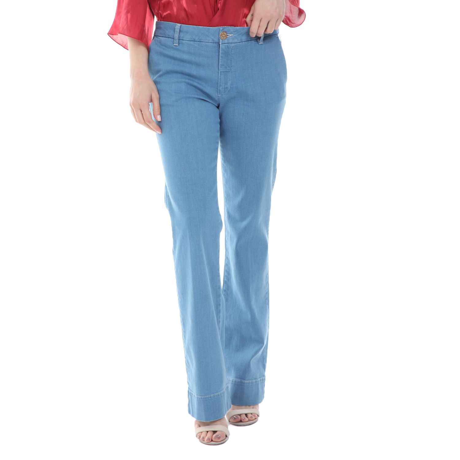 MOS MOSH – Γυναικείο jean παντελόνι MOS MOSH Farrah Sky μπλε