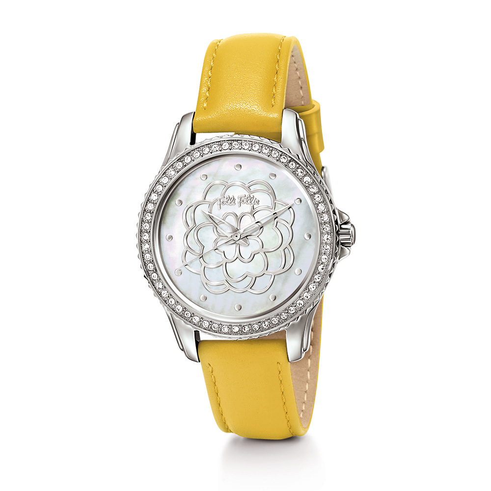 FOLLI FOLLIE – Γυναικείο ρολόι Folli Follie SANTORINI FLOWER κίτρινο