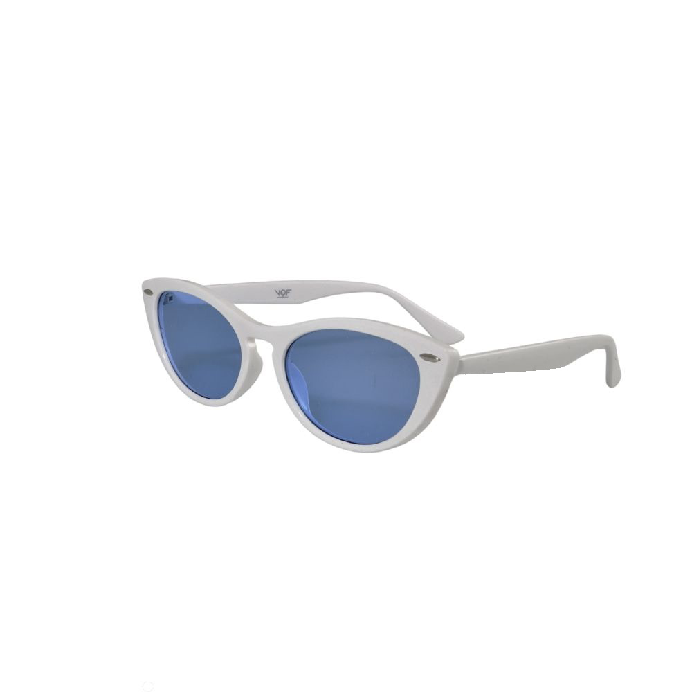 VQF – Γυναικεία γυαλιά ηλίου VQF λευκά μπλε
