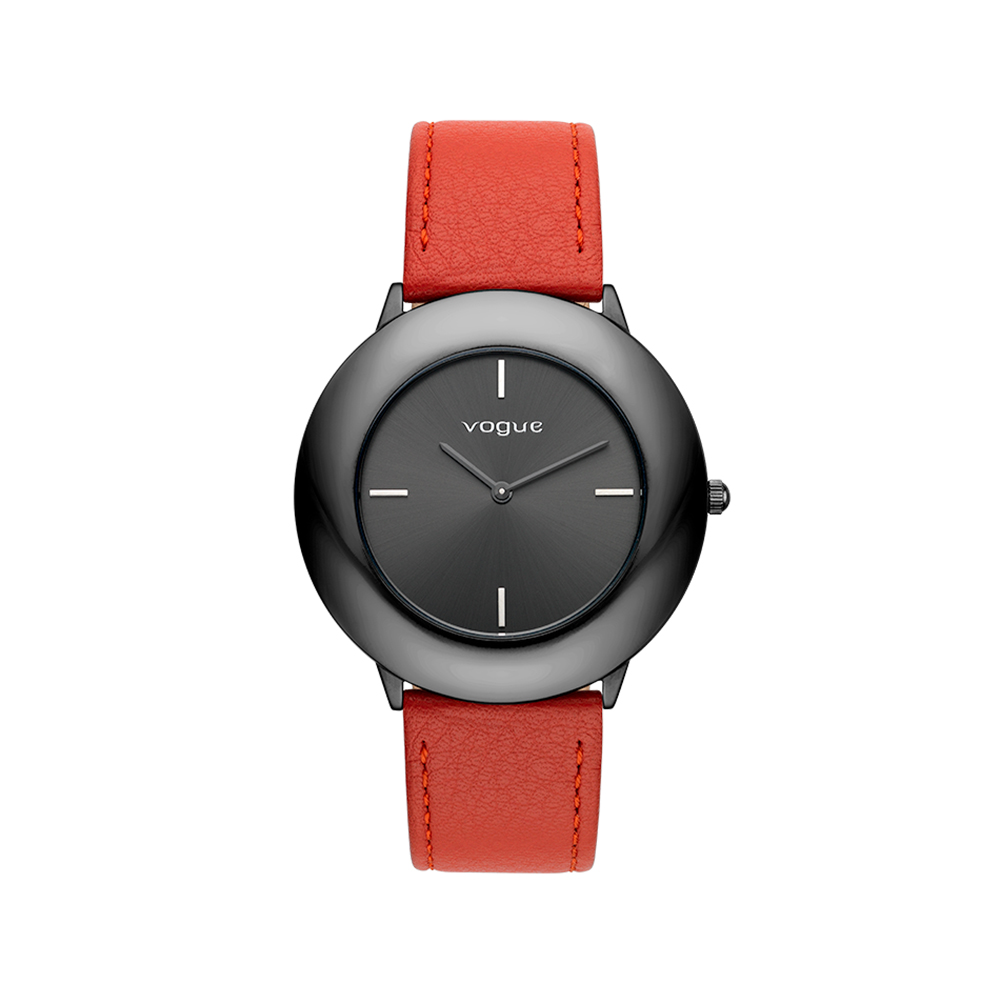 VOGUE – Γυναικείο ρολόι με λουράκι VOGUE κόκκινο μαύρο