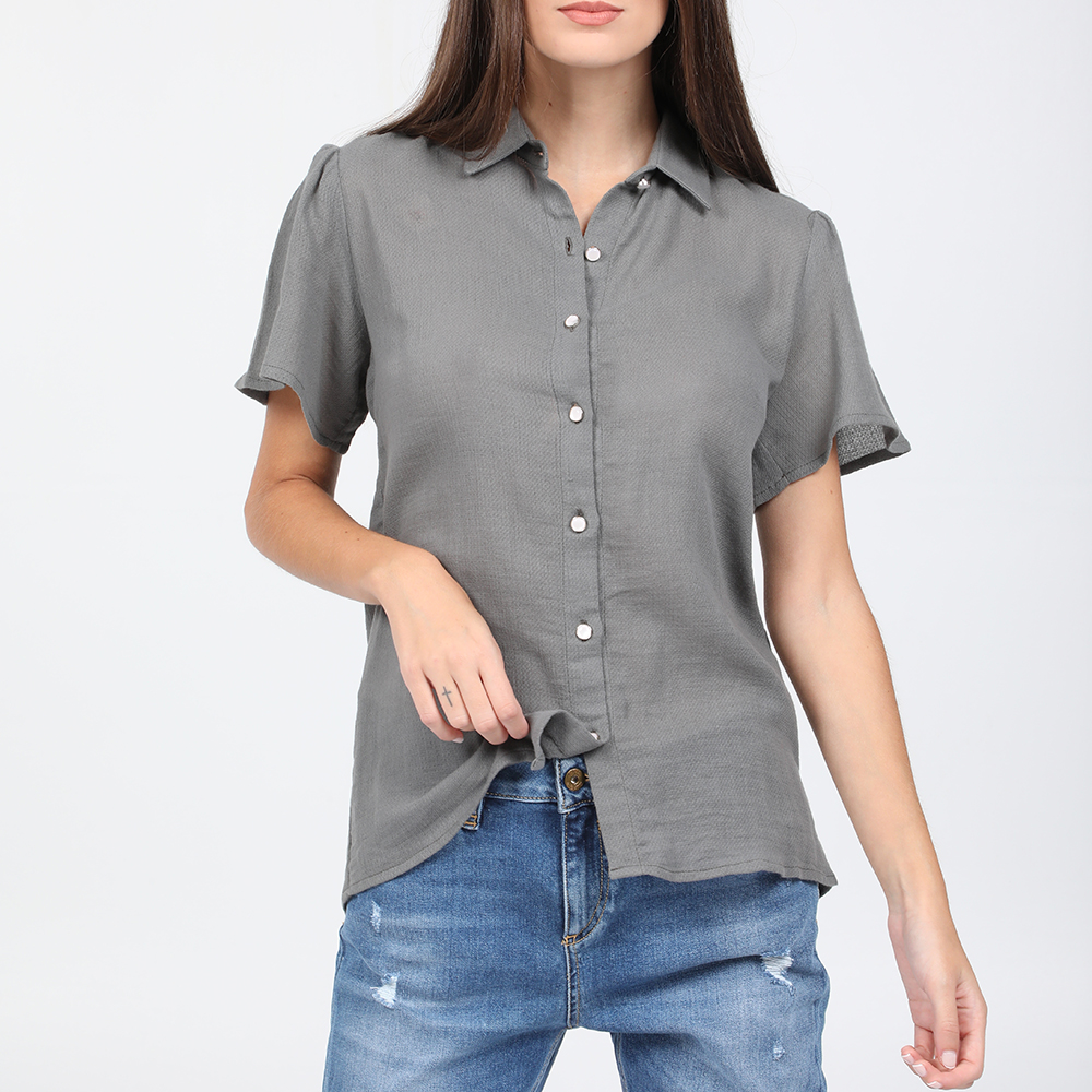 BSG – Γυναικείο πουκάμισο BSG BROOKLYN γκρι
