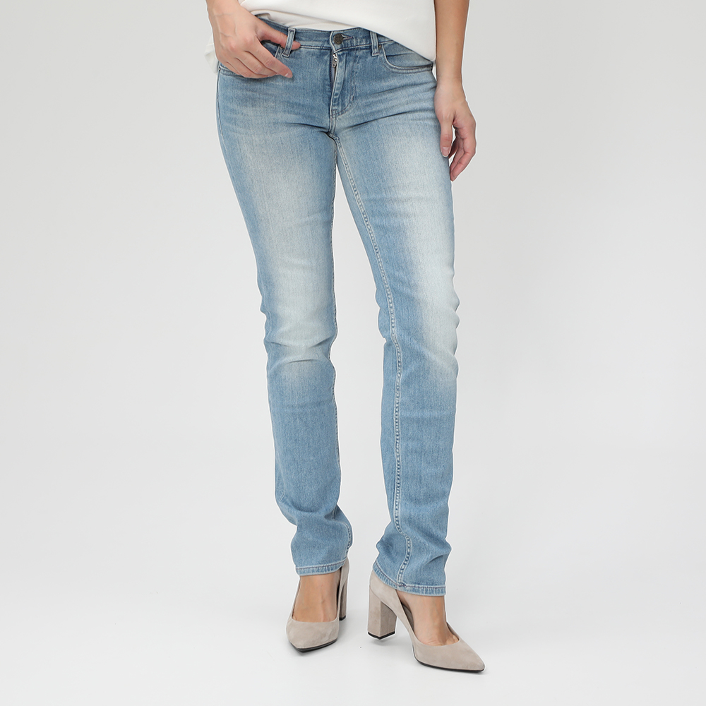 BOSS – Γυναικείο jean παντελόνι BOSS Tisdale μπλε
