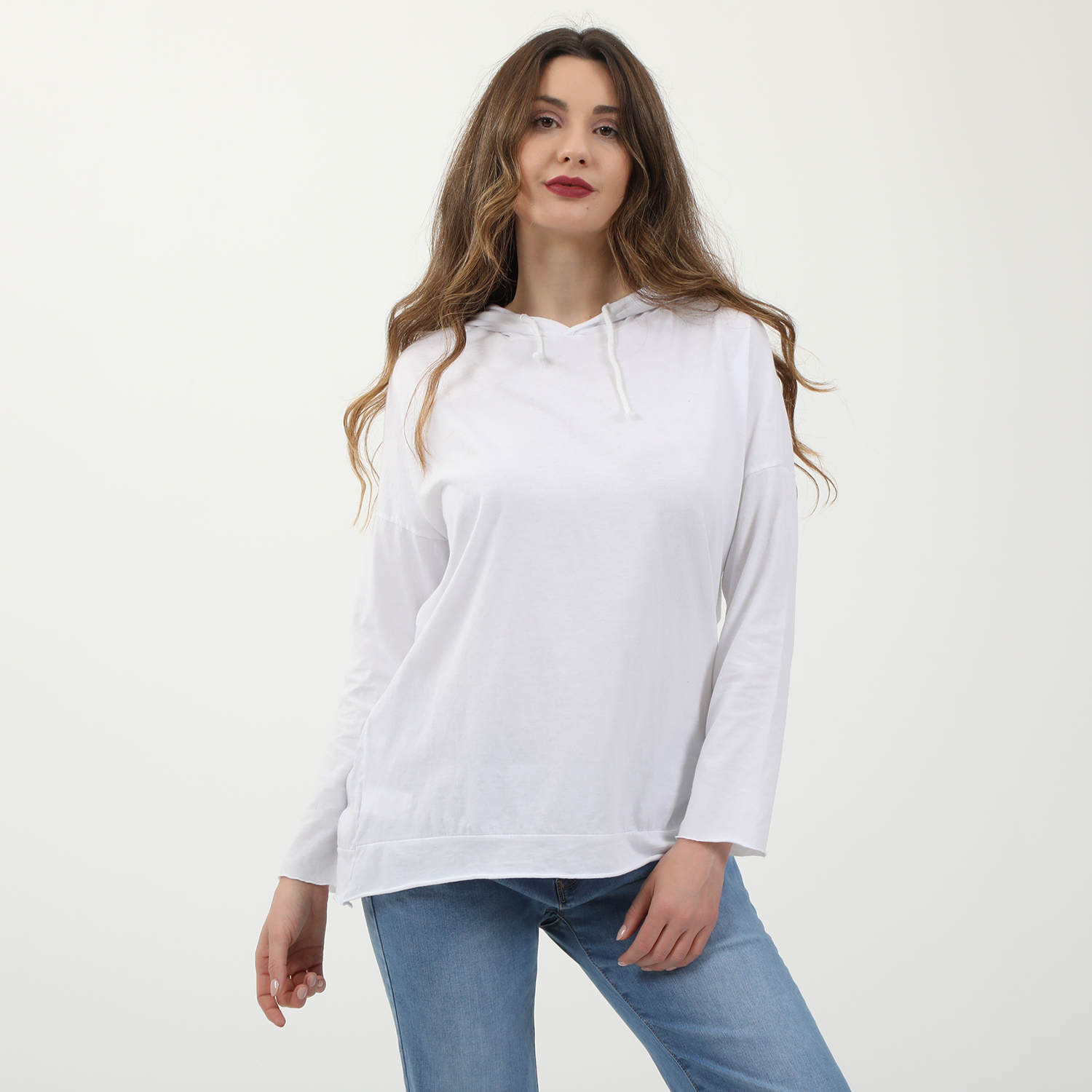 ‘ALE – Γυναικεία βαμβακερή μπλούζα ‘ALE λευκή