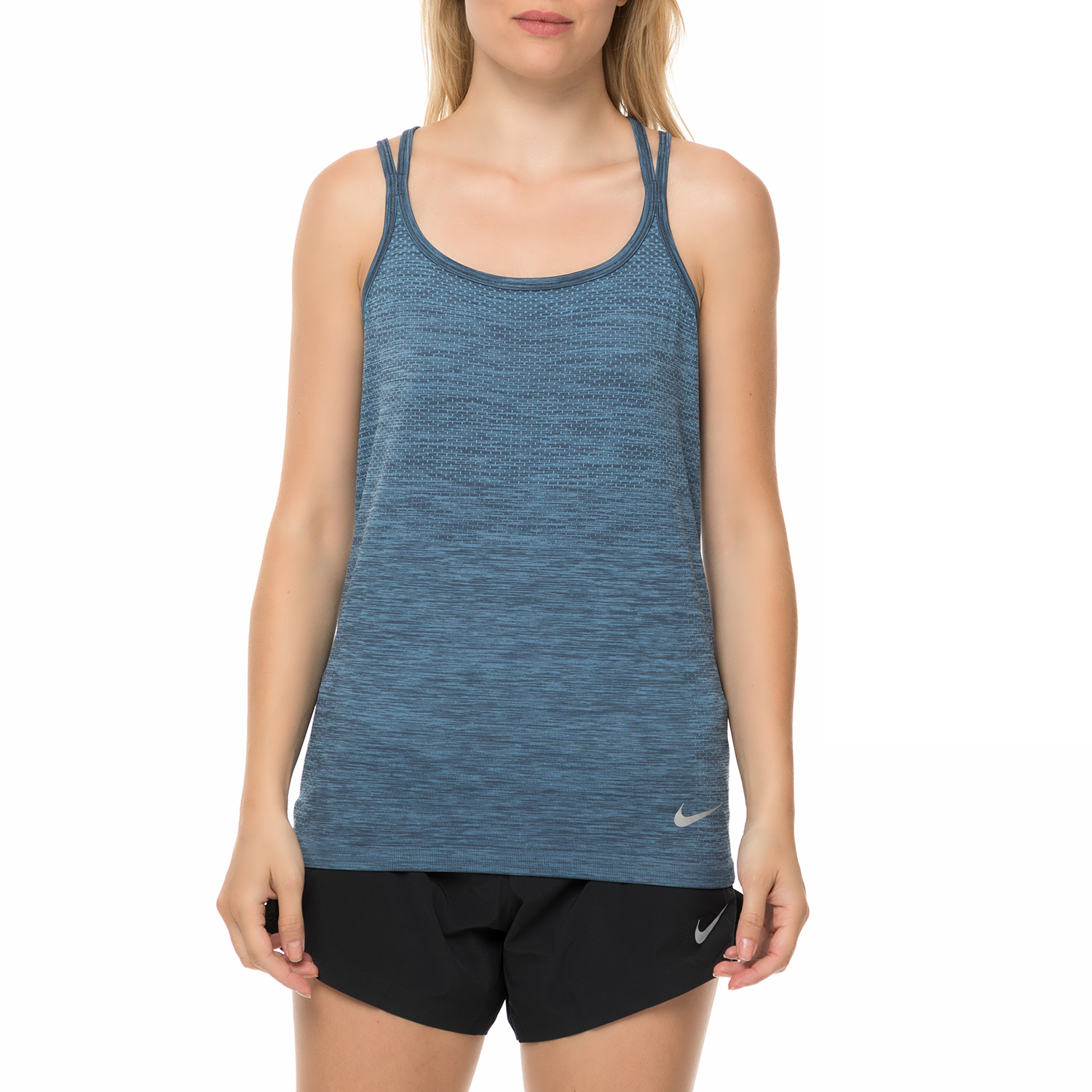 NIKE – Γυναικείο αθλητικό φανελάκι Nike γκρι-μπλε